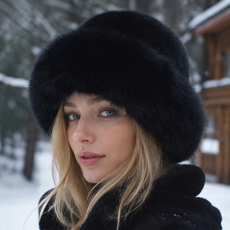 ⏰Blitzangebot, vielseitig für Herbst & Winter – Damen warme Kunstpelz-Mütze ✨