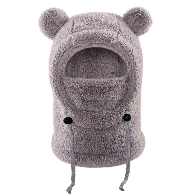 🔥🧸Bestseller | Warme Ohren, Winter draußen – Warme Kindermütze mit Bärenohren