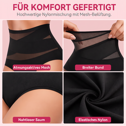 🌸Größen S–4XL, bequeme Passform – Damen High-Waist-Slips im 3er-Set ✨