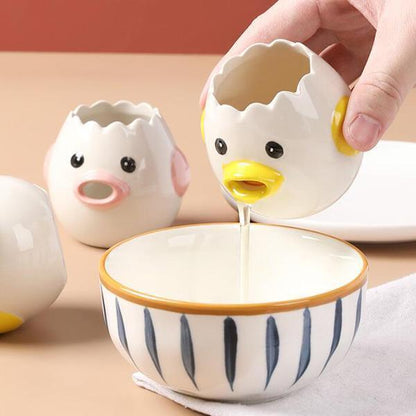 🍳 Карикатурен сепаратор за жълтък и белтък | Забавно и лесно разделяне на яйца! 🥚