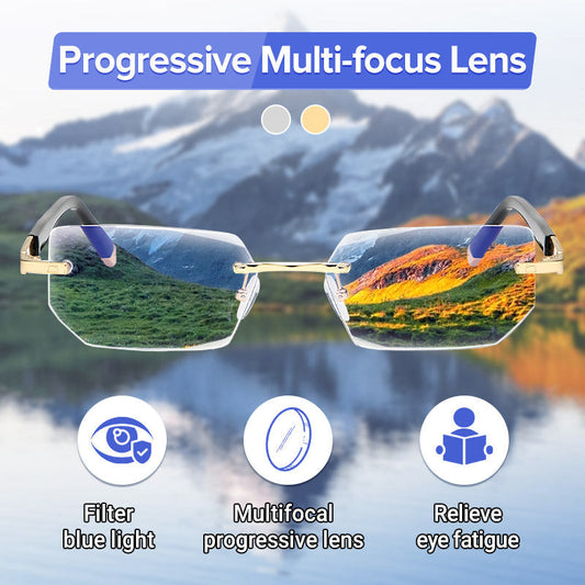 🔄Intelligenter Zoom, nah & fern – FoldFlat™ progressive Multifokal-Lesebrille ✨