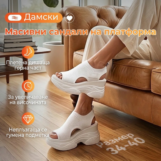 💥【EU34-40】❄️ Дамски сандали с отворен ток ✨ | Клип-ремък дизайн, лека подметка – стилни и удобни за лятото ☀️👡