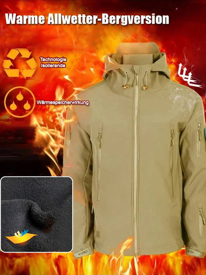 🔥Isoliert & warm, für Winter und Gelände – Taktisches Softshell-Jacken- und Hosen-Set ✨