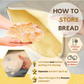 🍞Широки памучни торбички с цип и пчелен восък за хляб от квас🥖