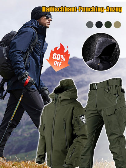🔥Isoliert & warm, für Winter und Gelände – Taktisches Softshell-Jacken- und Hosen-Set ✨