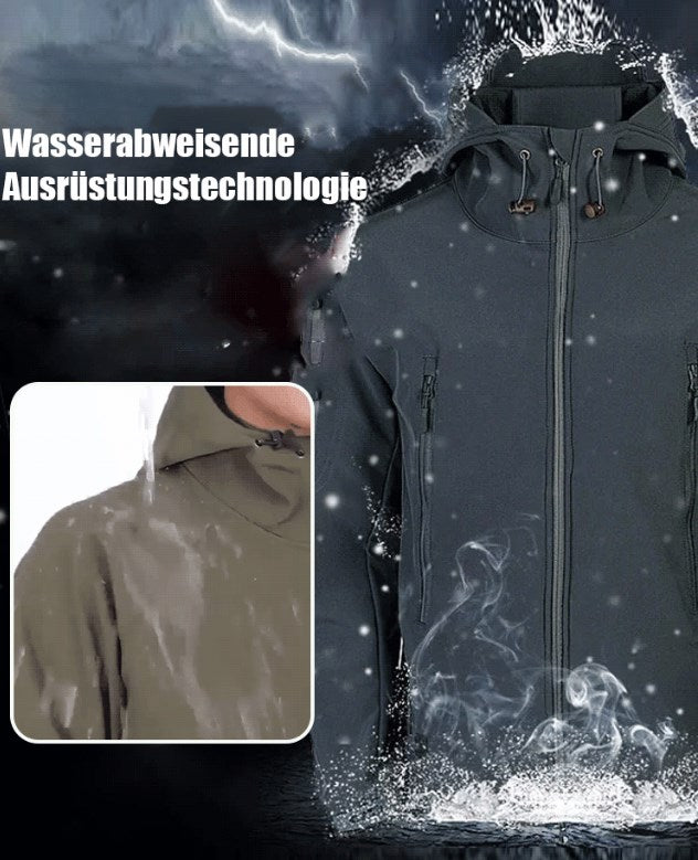🔥Isoliert & warm, für Winter und Gelände – Taktisches Softshell-Jacken- und Hosen-Set ✨