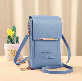 🌧️Wasserabweisend & handgefertigt, 3 Tragevarianten👜 Touchscreen-Crossbody-Tasche – Wasserabweisendes PU-Leder & verstellbarer Gurt, 3 Tragevarianten ✨