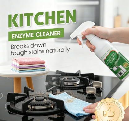 🏡 1+1 БЕЗПЛАТНО 🧼💦 Универсален ензимен почистващ препарат за кухнята и дома | Премахва мазнини, петна и миризми – безопасен за всички повърхности 🌿✨