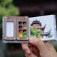 🎅 Новогодишна идея за подарък 49% ОТСТЪПКА 🎨 Пътен комплект акварел „PocketArtist“