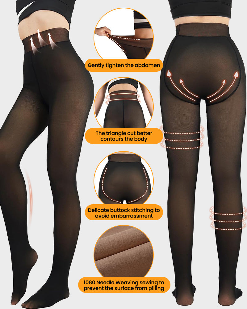 🔥Pile-Futter, Wärme für Herbst & Winter – Pile-Leggings mit einer Naht ✨