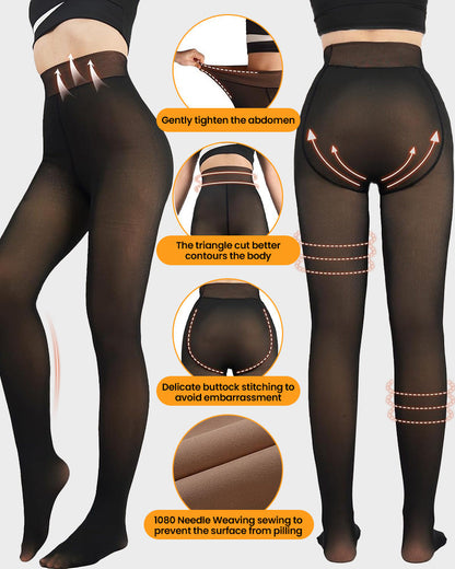 🔥Pile-Futter, Wärme für Herbst & Winter – Pile-Leggings mit einer Naht ✨