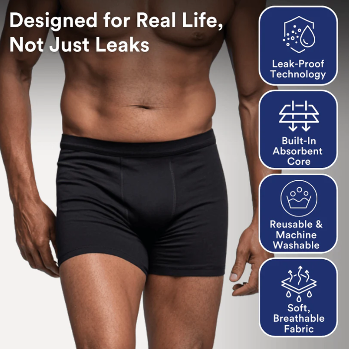 ⏰LETZTER TAG – 1 KAUFEN, 1 GRATIS ERHALTEN!!💝Ultra-saugfähige Inkontinenz-Boxershorts für Herren