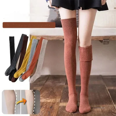 🧦 Неплъзгащи се силиконови памучни чорапи над коляното | За комфорт и стабилност при движение