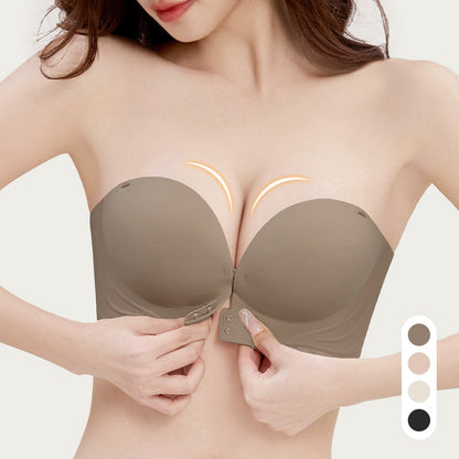 🔥Купи 1 получи 1 безплатно👙 Сутиен с повдигащ ефект, закопчаващ се отпред, с повдигащ и пристягащ ефект