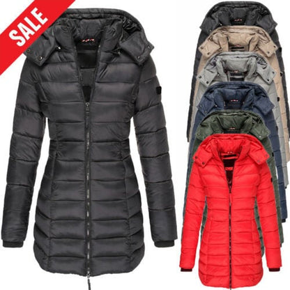 🖤Black Friday Sale 🧥 550er Gänsedaunen, extreme Wärme – Flare Daunenparka für Damen ✨