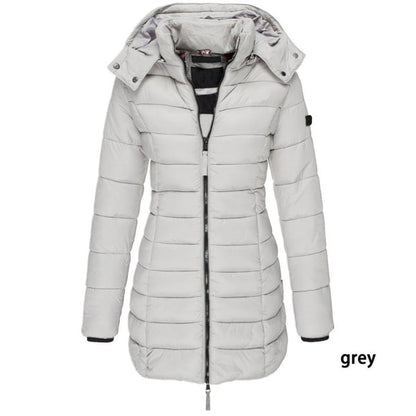 🖤Black Friday Sale 🧥 550er Gänsedaunen, extreme Wärme – Flare Daunenparka für Damen ✨