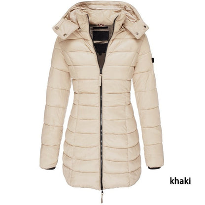 🖤Black Friday Sale 🧥 550er Gänsedaunen, extreme Wärme – Flare Daunenparka für Damen ✨