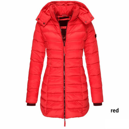 🖤Black Friday Sale 🧥 550er Gänsedaunen, extreme Wärme – Flare Daunenparka für Damen ✨