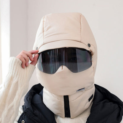 🕶️Höchster Windschutz, integrierte winddichte Brille – Winddichte Vollgesichts-Outdoor-Maske ✨