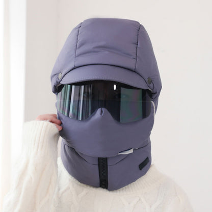 🕶️Höchster Windschutz, integrierte winddichte Brille – Winddichte Vollgesichts-Outdoor-Maske ✨