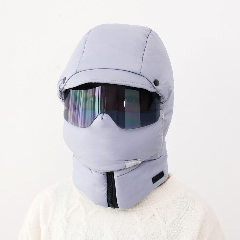 🕶️Höchster Windschutz, integrierte winddichte Brille – Winddichte Vollgesichts-Outdoor-Maske ✨