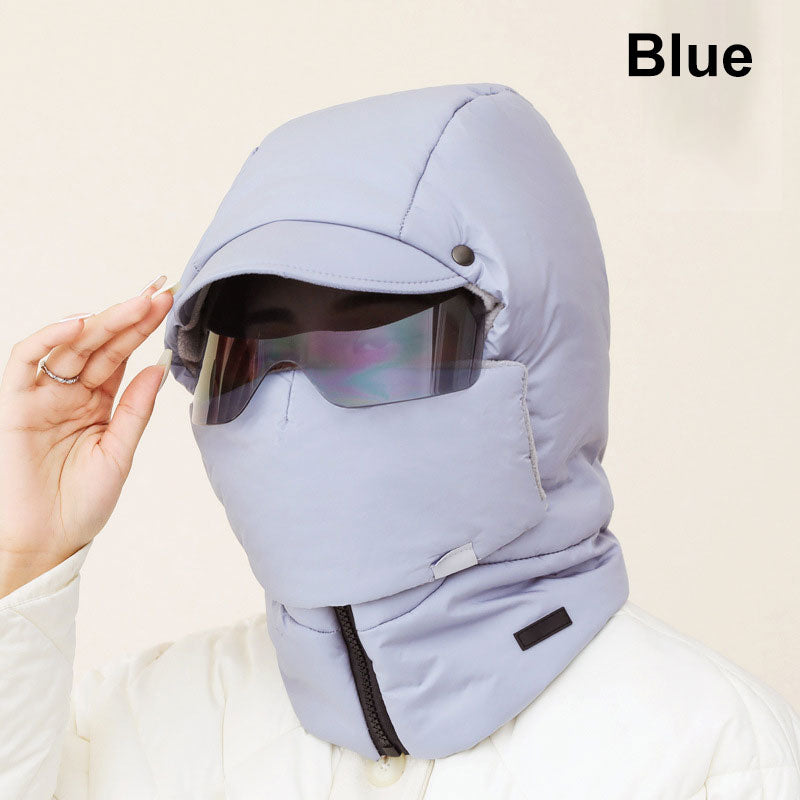 🕶️Höchster Windschutz, integrierte winddichte Brille – Winddichte Vollgesichts-Outdoor-Maske ✨