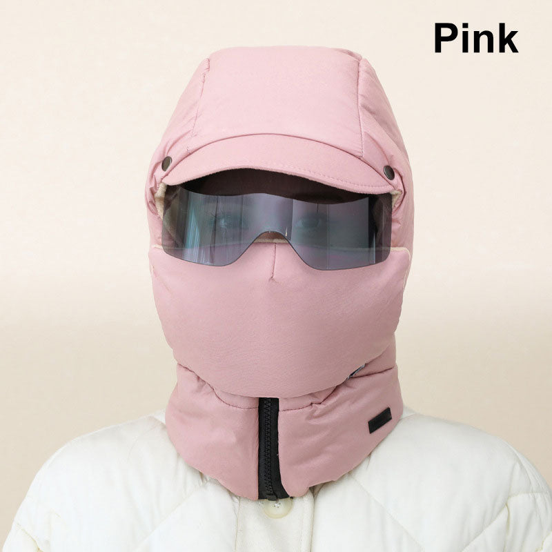 🕶️Höchster Windschutz, integrierte winddichte Brille – Winddichte Vollgesichts-Outdoor-Maske ✨