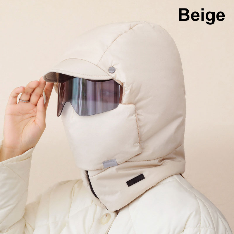 🕶️Höchster Windschutz, integrierte winddichte Brille – Winddichte Vollgesichts-Outdoor-Maske ✨