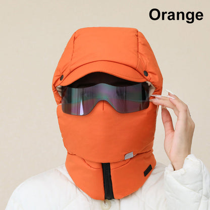 🕶️Höchster Windschutz, integrierte winddichte Brille – Winddichte Vollgesichts-Outdoor-Maske ✨