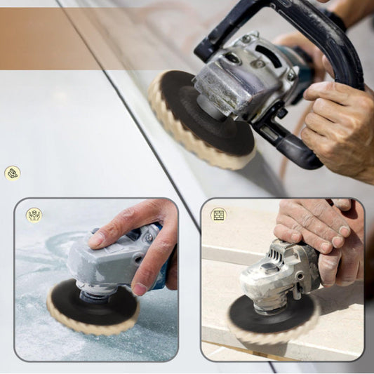 🎁 Специална оферта: 1+2 безплатно! Вълнени полиращи дискове | За фино полиране на боя, метал и пластмаса – комплект 3 броя 🛠️