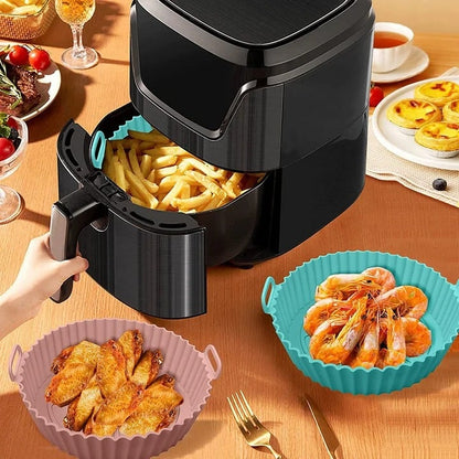 🎁 Купи 3 и вземи 2 безплатни 🍟 Силиконова тава за печене във фритюрник 3.95 | Незалепваща, гъвкава и лесна за почистване