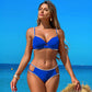 👙 Женски едноцветен бански костюм с дантела 💞 | Елегантен, удобен, подходящ за плаж и басейн 🌊