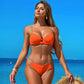 👙 Женски едноцветен бански костюм с дантела 💞 | Елегантен, удобен, подходящ за плаж и басейн 🌊