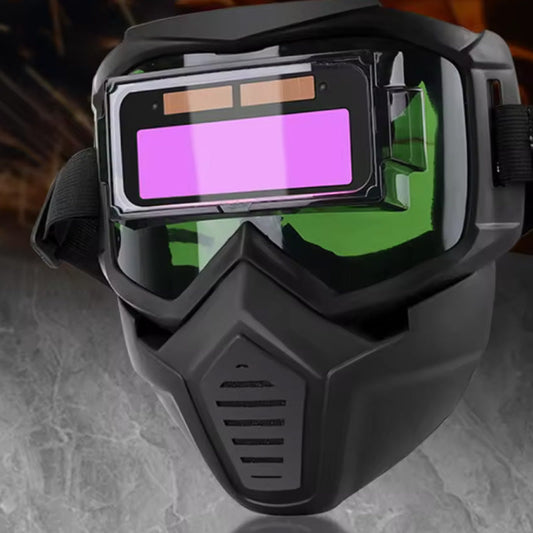 ⚡Автоматично затъмняваща се заваръчна каска за безопасност на очите