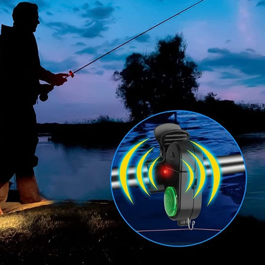 🎣 Звукова аларма за улов с LED светлина | Лесна за използване, за сладководен и морски риболов 💡