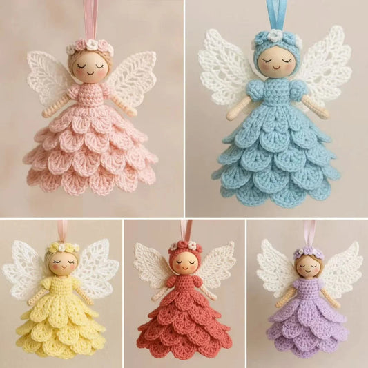 🧚Плетена ангелска кукла – пълен комплект за ръчно плетене🎁