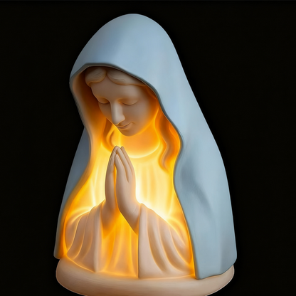 🕯️ Декоративна LED нощна лампа за молитва | Нежна светлина за уют 🌙