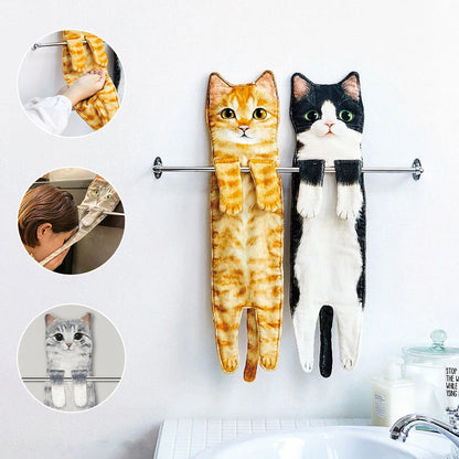 😺 Сладко кърпа с котка | Мек и уютен дизайн за вашия дом 🐾