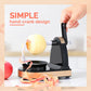 🌀 Ръчно задвижван мултифункционален белач за плодове | 3-в-1 дизайн за всяка кухня! 🍎