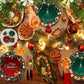 🎄Коледен Набор за Трапеза | Включва Чинии, Чаши, Ножици и Салфетки 🥂