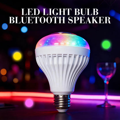 💡 Умна музикална крушка с вграден Bluetooth говорител | Светлина и звук в едно! 🎵