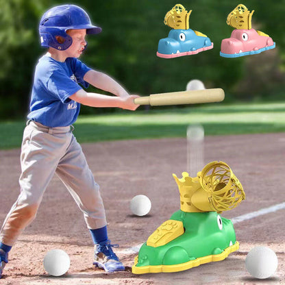 【🎁 ПОДАРЪК ЗА ДЕЦА】⚾ ДЕТСКА БЕЙЗБОЛНА МАШИНА ЗА САМОСТОЯТЕЛНА ИГРА