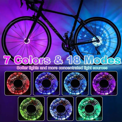 🚴 LED осветление за колела на велосипед | Ночно шоу за безопасност и стил! ✨