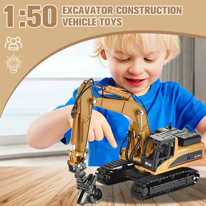 🏗️ Строителна техника за деца | Багер с подвижна лопата, перфектен за пясък и игра на открито