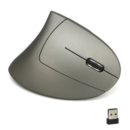 🔋 Вертикална ергономична мишка с USB зареждане | Намалява напрежението на китката, подходяща за офис и gaming