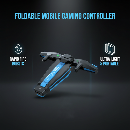 🎮 Сгъваем мобилен гейминг контролер | Съвместим с iOS, Android и телефони с корпус до 6.7 инча