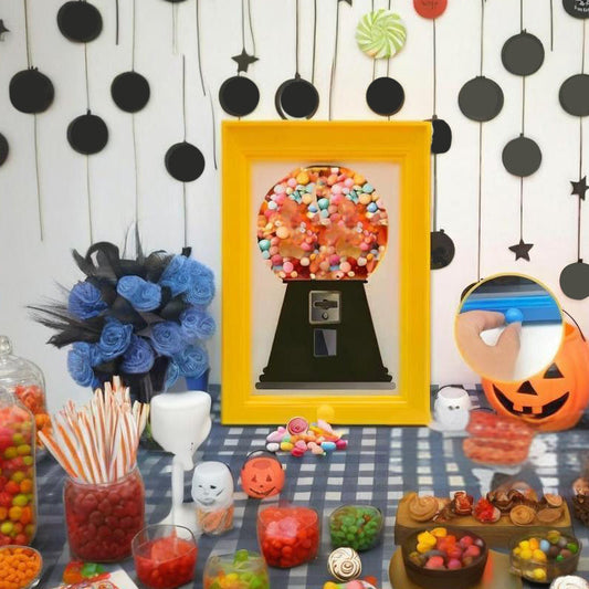 🍬 Декоративна винтендж рамка за бонбони | Интерактивно стенно изкуство, което съхранява сладкиши