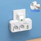 🔌 Интелигентен удължител с USB портове (европейски щепсел) | За модерен дом и офис