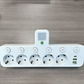 🔌 Интелигентен удължител с USB портове (европейски щепсел) | За модерен дом и офис