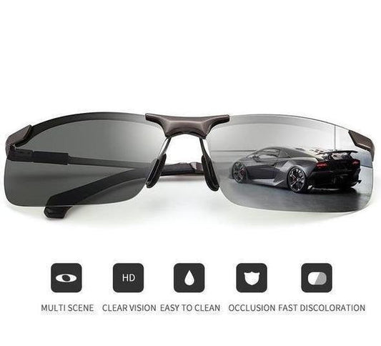 🥳 2026 HOT SALE 🥳 50K+ SOLD! 🌦️ Upgraded Photochromic Sunglasses – 49% OFF | Smart Light-Adapting Lenses + Anti-Glare Polarized 💎😎
